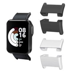 Microcase Xiaomi Redmi Watch 2 / Mi Watch Lite 2 / Poco Watch 20 mm Çevirici Metal Kordon Kayış Adaptörü Set - AL3137