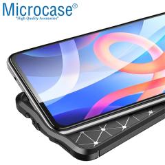 Microcase Xiaomi Redmi Note 11T 5G Leather Serisi Silikon Kılıf - Siyah