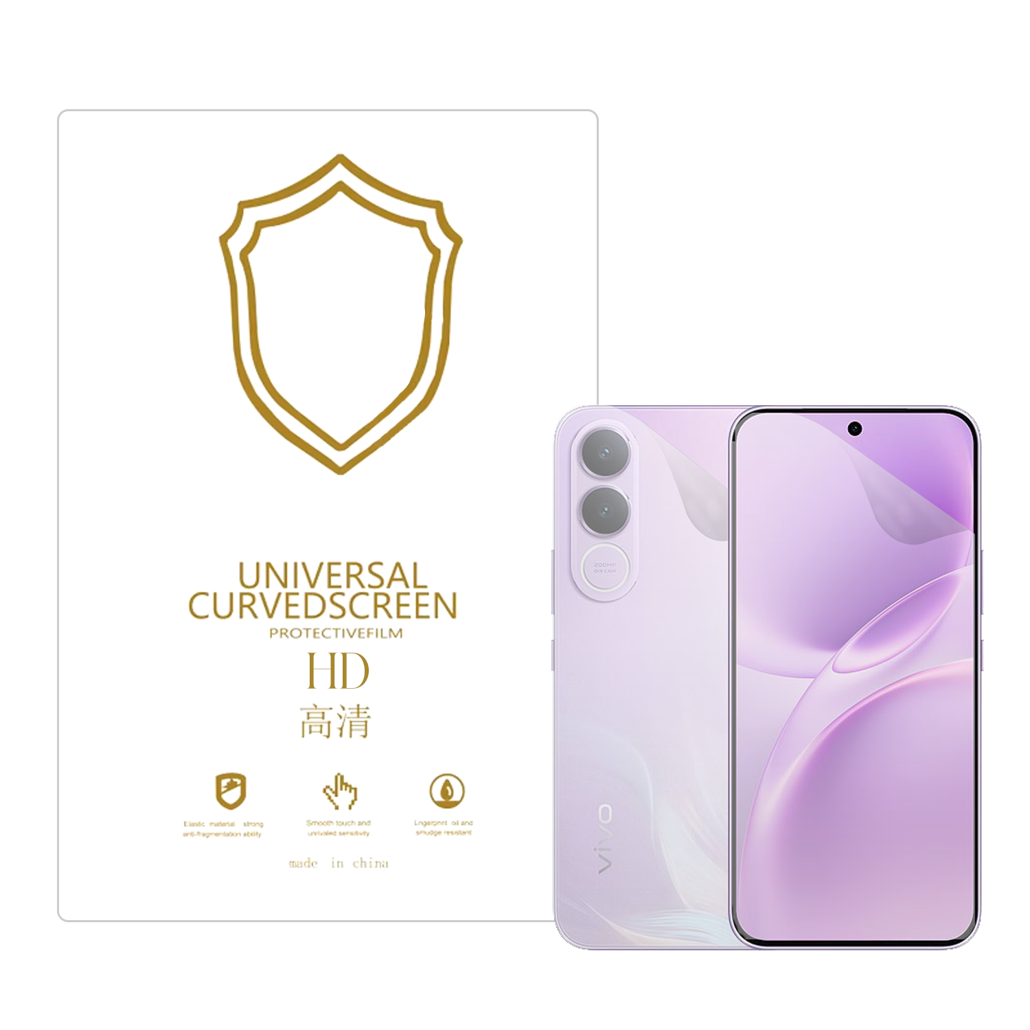 MicrocaseVivo V70 FE 5G ile Uyumlu Full Tpu Ön Arka Nano Koruma- EKM103