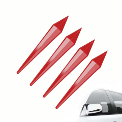 Microcase Universal Esnek Ayna ve Kapı Kenar Çizilme Önleyici Koruyucu Seti 4Lü AL5360