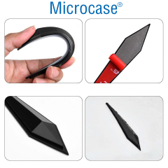 Microcase Universal Esnek Ayna ve Kapı Kenar Çizilme Önleyici Koruyucu Seti 4Lü AL5360