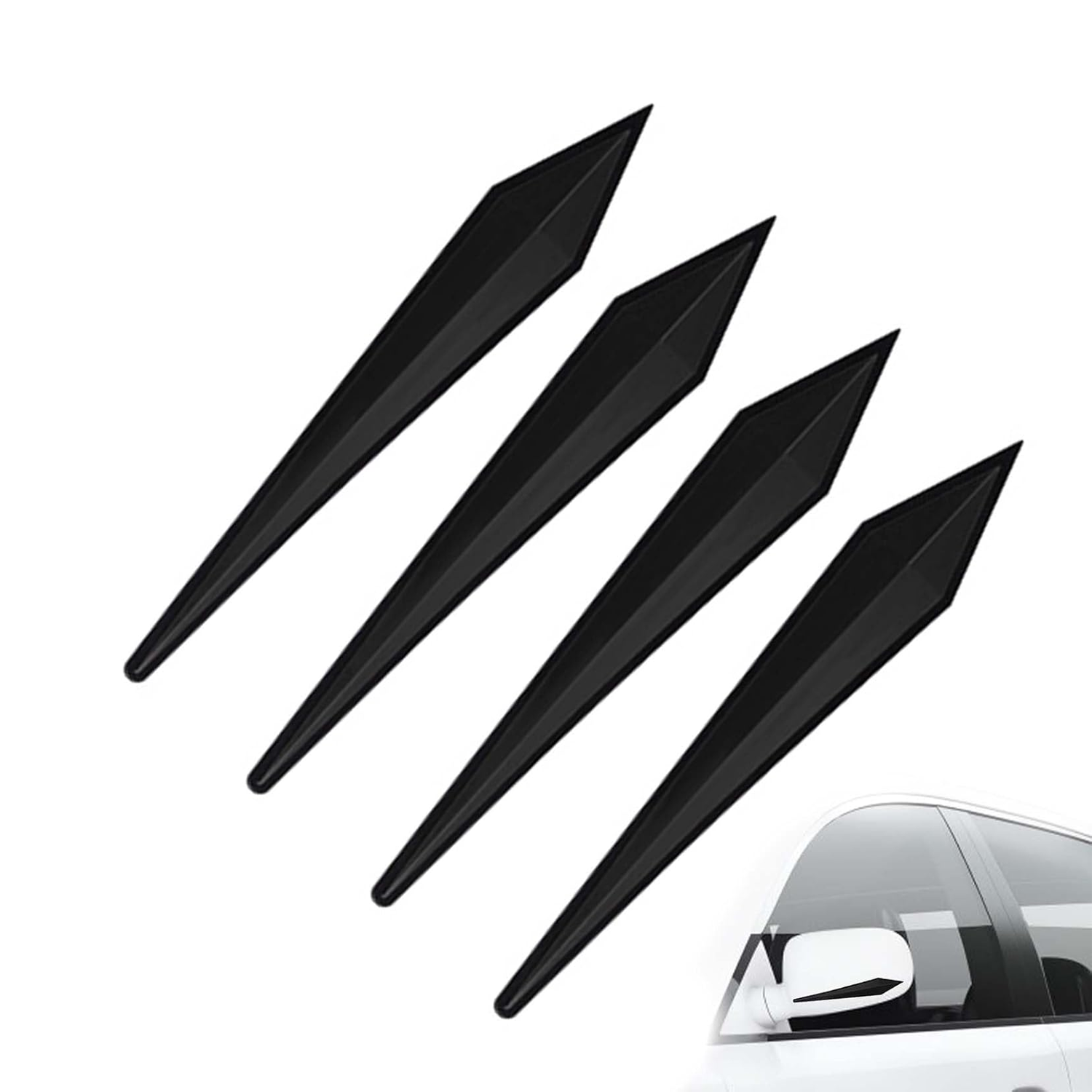 Microcase Universal Esnek Ayna ve Kapı Kenar Çizilme Önleyici Koruyucu Seti 4Lü AL5360