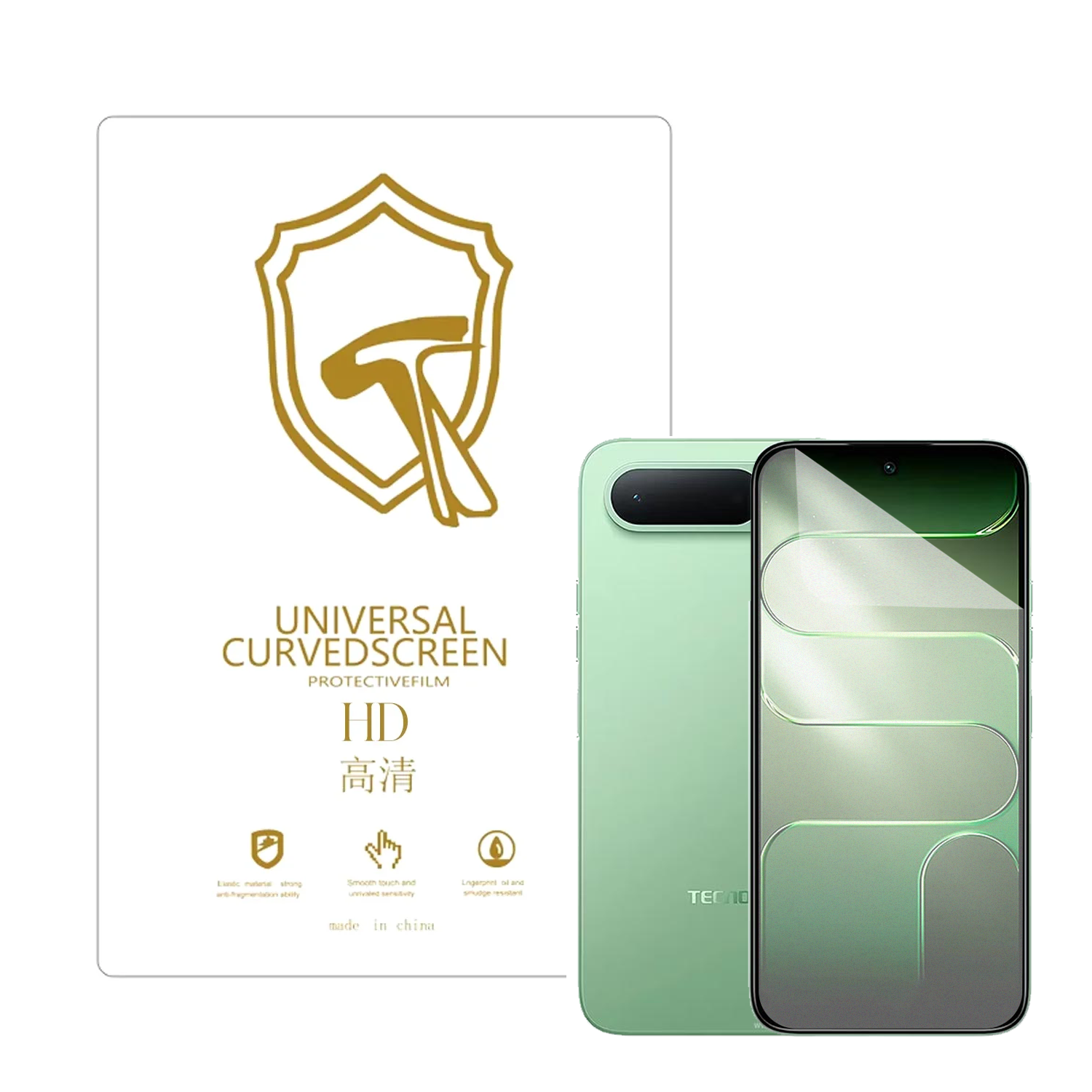 Microcase TECNO Spark 50  ile Uyumlu Tpu Nano Mat Ekran Koruma Filmi EKM107