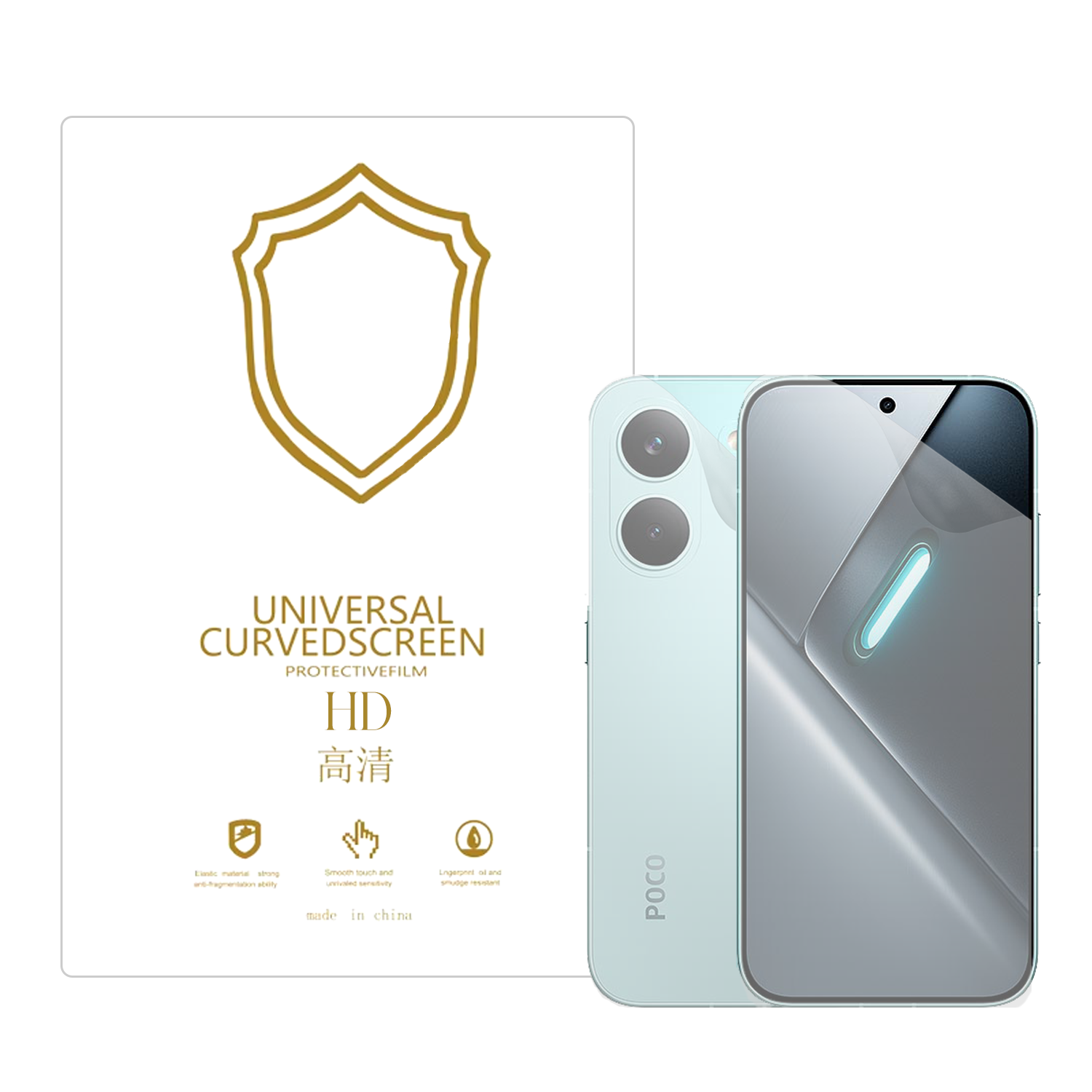 Microcase POCO X8 Pro 5G ile Uyumlu Full Tpu Ön Arka Nano Koruma- EKM103