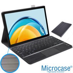 Microcase Huawei Matepad SE 10.4 inch 2022 Bluetooth Touchpad Klavye + Standlı Kılıf - BKK2