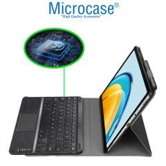 Microcase Huawei Matepad SE 10.4 inch 2022 Bluetooth Touchpad Klavye + Standlı Kılıf - BKK2