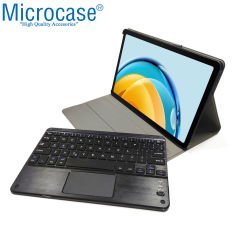 Microcase Huawei Matepad SE 10.4 inch 2022 Bluetooth Touchpad Klavye + Standlı Kılıf - BKK2