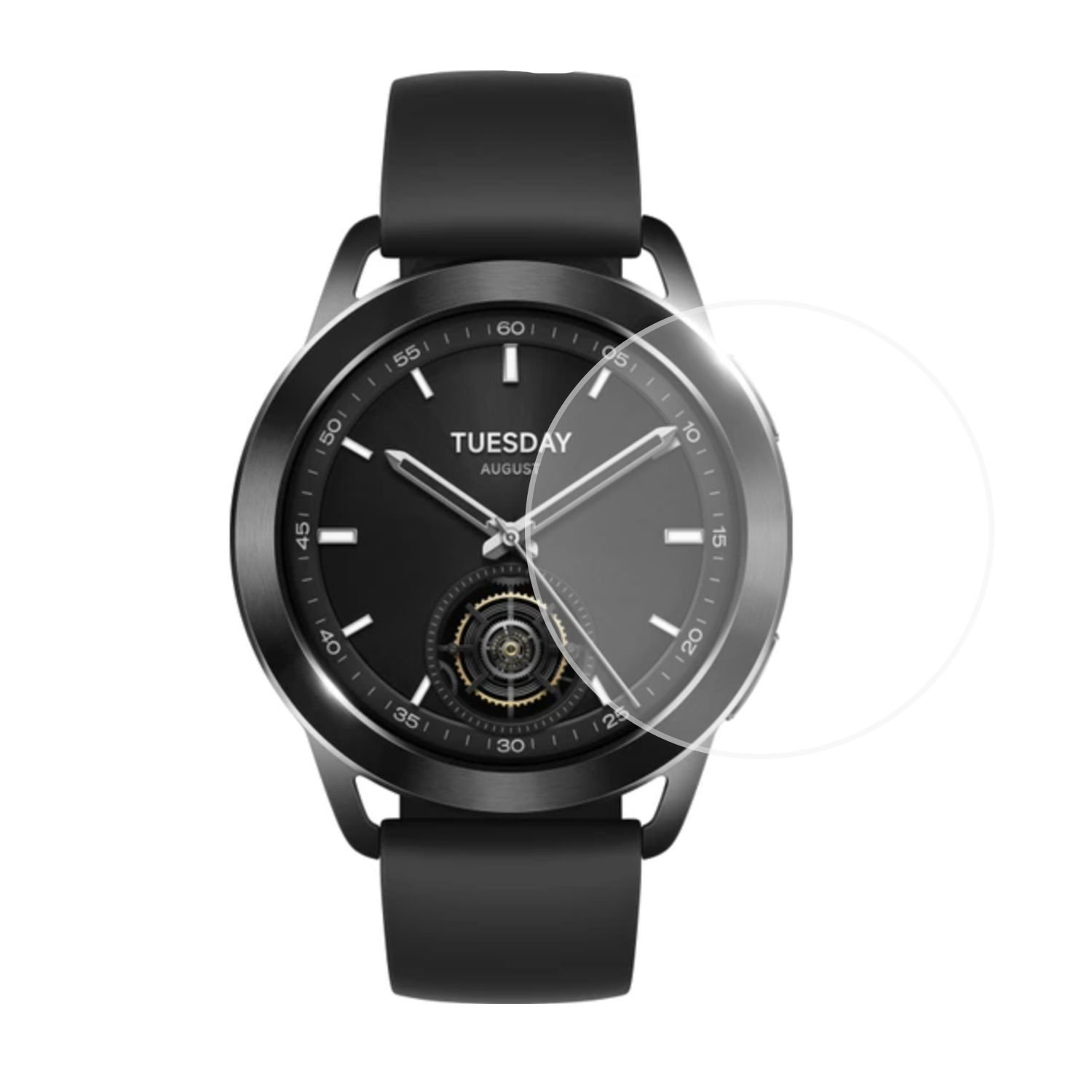Microcase Xiaomi Watch S3  için TPU Ekran Koruma Filmi - Şeffaf AL3384