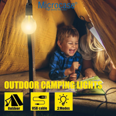 Microcase T03 Taşınabilir Şarjlı Outdoor Kamp Bahçe Lambası 10W Askılı Led Işık - AL5229