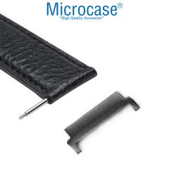 Microcase Universal Akıllı Saatler için 20 mm to 22 mm Çevirici Metal Kordon Kayış Adaptörü Set - AL3140 Gümüş