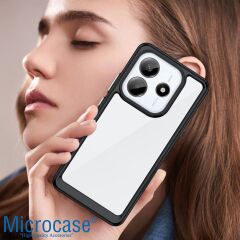 Microcase Samsung Galaxy S25 EDGE Shield Serisi Darbeye Dayanıklı Yarı Esnek Plastik Tpu Kılıf - AL8100