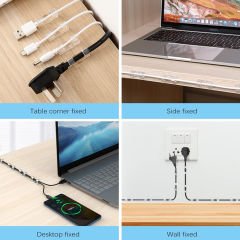 Microcase Yapışkanlı Kablo Sabitleyici Düzenleyici Çok Amaçlı Kablo Toparlayıcı Klips Set - AL4552 16 Adet