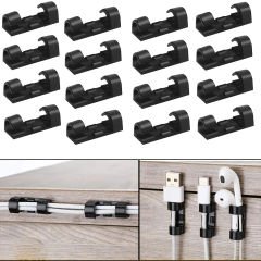 Microcase Yapışkanlı Kablo Sabitleyici Düzenleyici Çok Amaçlı Kablo Toparlayıcı Klips Set - AL4552 16 Adet