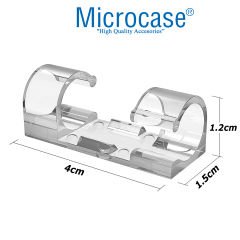 Microcase Yapışkanlı Kablo Sabitleyici Düzenleyici Çok Amaçlı Kablo Toparlayıcı Klips Set - AL4552 16 Adet