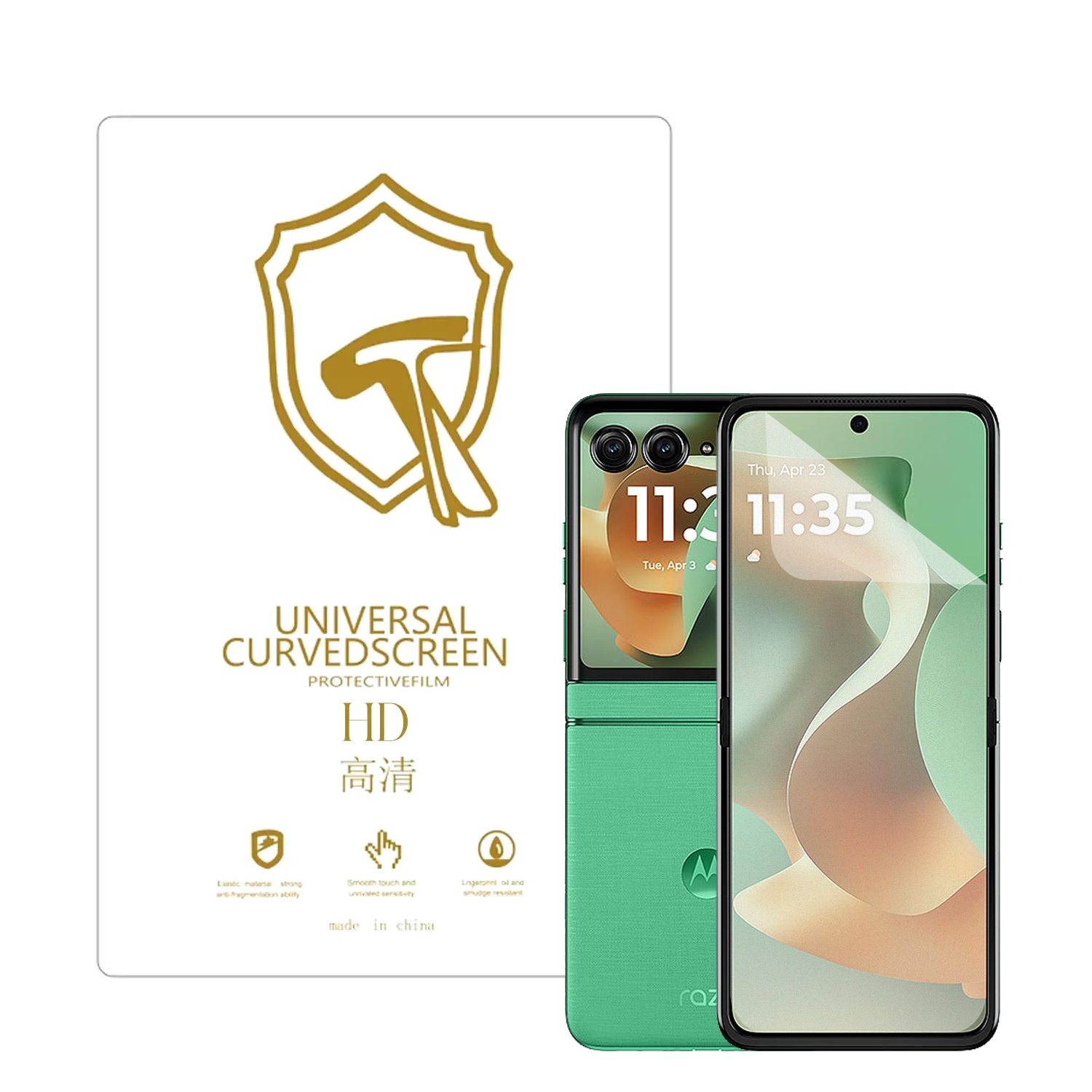 Microcase Motorola Razr 60 ile Uyumlu Tpu Nano Mat Ekran Koruma Filmi EKM107