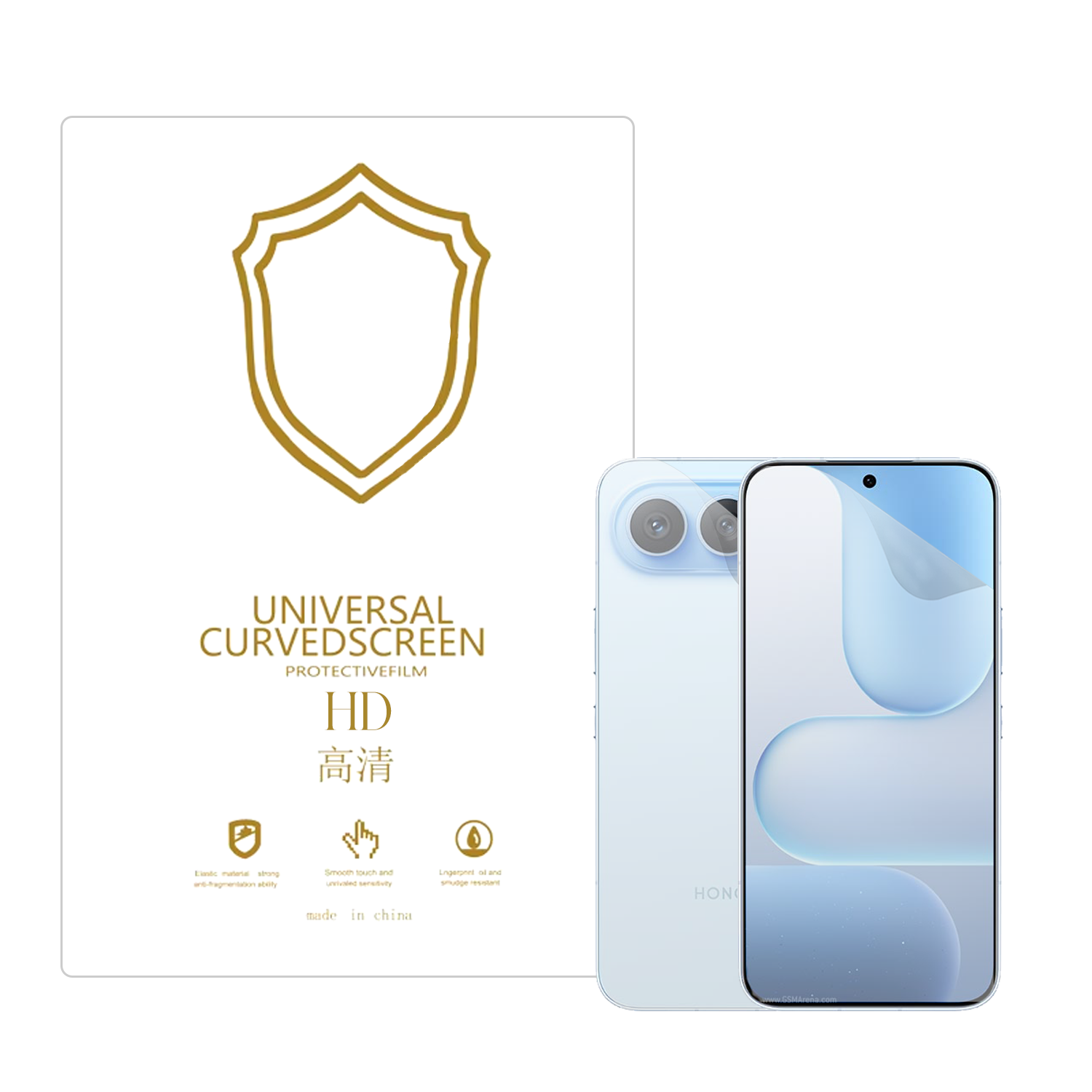 Microcase Honor 500 Pro ile Uyumlu Full Tpu Ön Arka Nano Koruma- EKM103