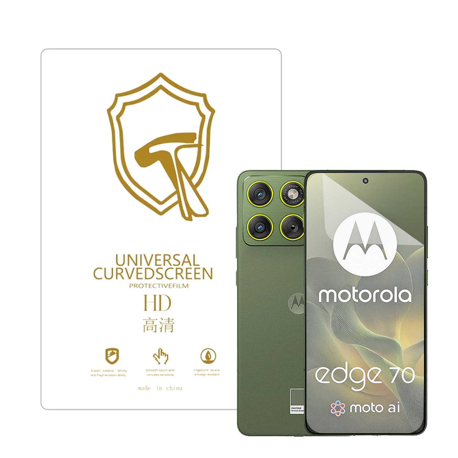 Microcase Motorola Edge 70 ile Uyumlu Tpu Nano Mat Ekran Koruma Filmi EKM107