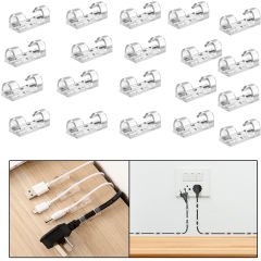 Microcase  Yapışkanlı  Kablo Sabitleyici Düzenleyici Çok Amaçlı Kablo Toparlayıcı Klips Set-AL4551 20 Adet