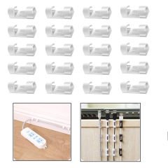 Microcase  Yapışkanlı  Kablo Sabitleyici Düzenleyici Çok Amaçlı Kablo Toparlayıcı Klips Set-AL4551 20 Adet
