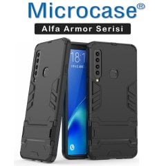 Samsung Galaxy A9 2018 Alfa Serisi Armor Standlı Kılıf + CAM