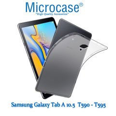 Samsung Tab A 10.5 T590 T595 Silikon Kılıf + Film + El Tutucu