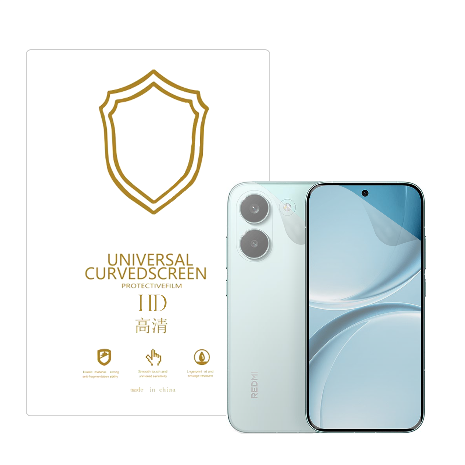 Microcase Xiaomi Redmi Turbo 5  ile Uyumlu Full Tpu Ön Arka Nano Koruma- EKM103