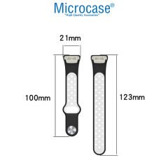 Microcase Huawei Band 6  / Honor Band 6 için Delikli Silikon Kordon Kayış - KY53
