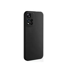 Microcase Xiaomi Redmi Note 11 Elektrocase Serisi Silikon Kılıf - Siyah