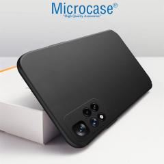 Microcase Xiaomi Redmi Note 11 Elektrocase Serisi Silikon Kılıf - Siyah