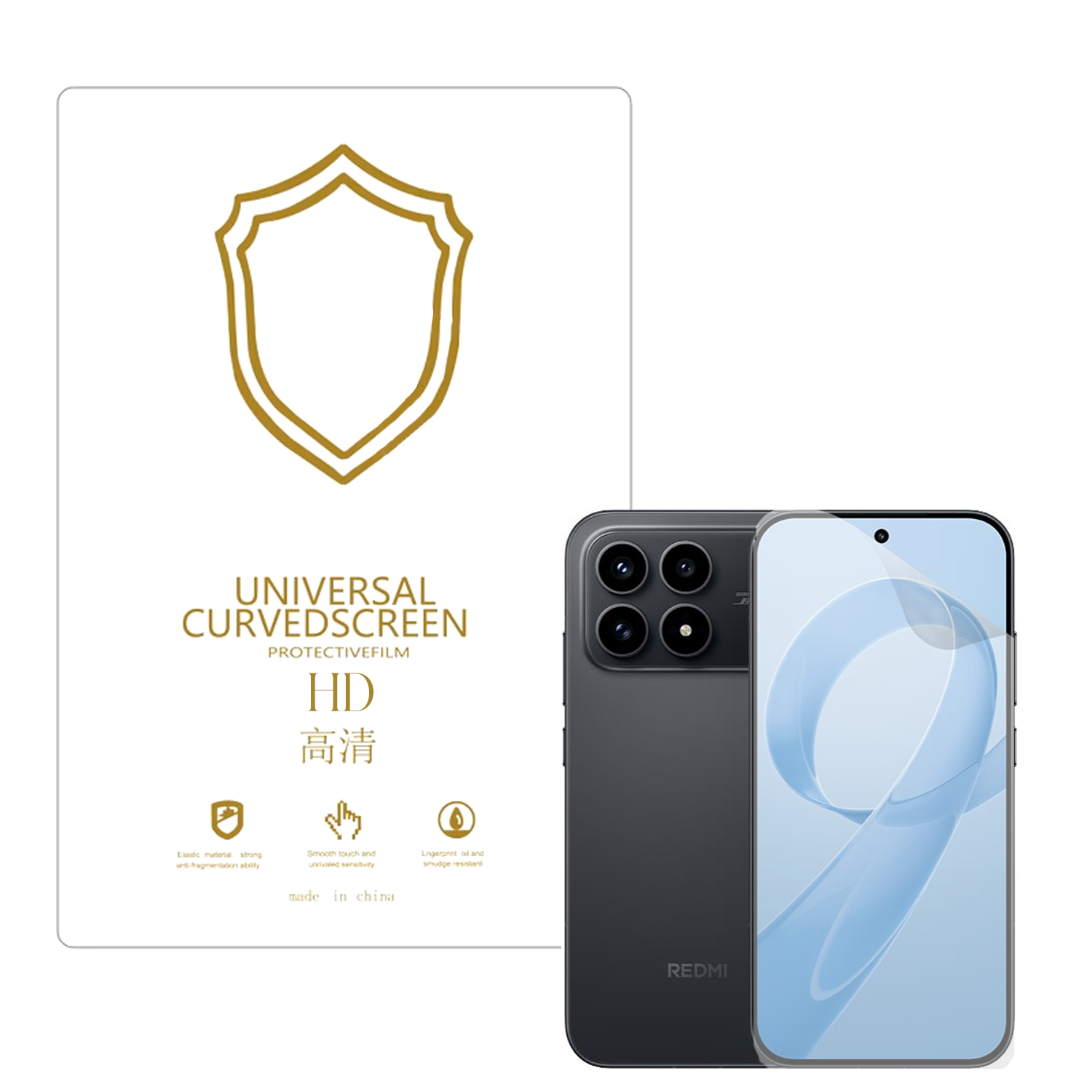 Microcase Xiaomi Poco F8 Pro ile Uyumlu Full Tpu Nano Ön Ekran Koruma Filmi - EKM101