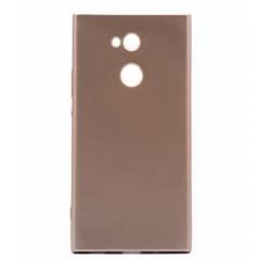 Sony Xperia XA2 Premium Matte Silikon Kılıf + Tempered Glass Cam