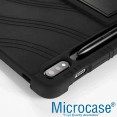 Microcase Samsung Galaxy Tab S9 FE Plus x610 12.4 inch Tablet için Standlı Silikon Kılıf - AL4363