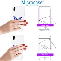 Microcase Telefonlar İçin Standlı Desenli Parmak ve El Tutucu - AL4170