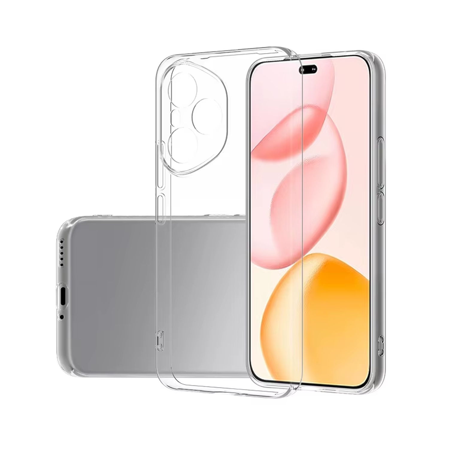 Microcase Honor 400 Pro 5G ile Uyumlu Slim Serisi Soft TPU Silikon Kılıf - Şeffaf AL3324