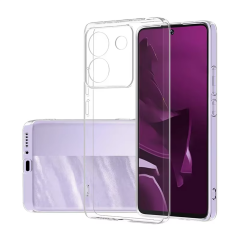 Microcase Xiaomi Redmi Poco M7 Pro 5G ile Uyumlu Slim Serisi Soft TPU Silikon Kılıf - Şeffaf AL3324