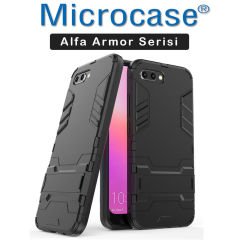 Huawei Honor 10 Alfa Armor Kılıf + Tam Kaplayan Cam