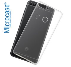 Huawei P Smart Ultra İnce 0.2 mm Soft Silikon Kılıf +Tempered Cam