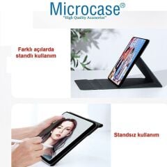 Microcase Lenovo Tab P11 2.Nesil Tablet ile Uyumlu Sleeve Serisi Mıknatıs Kapak Standlı Kılıf