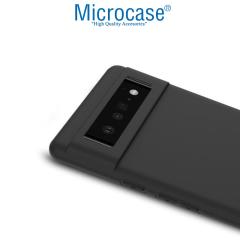 Microcase Google Pixel 6 Pro Matte Serisi Silikon Kılıf - Siyah