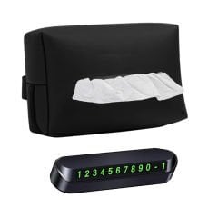 Microcase Oto Araç İçi Çek-Al Mendil Kılıfı Askılığı+ Ön Arka Panel Numaratör Numaralık AL4529