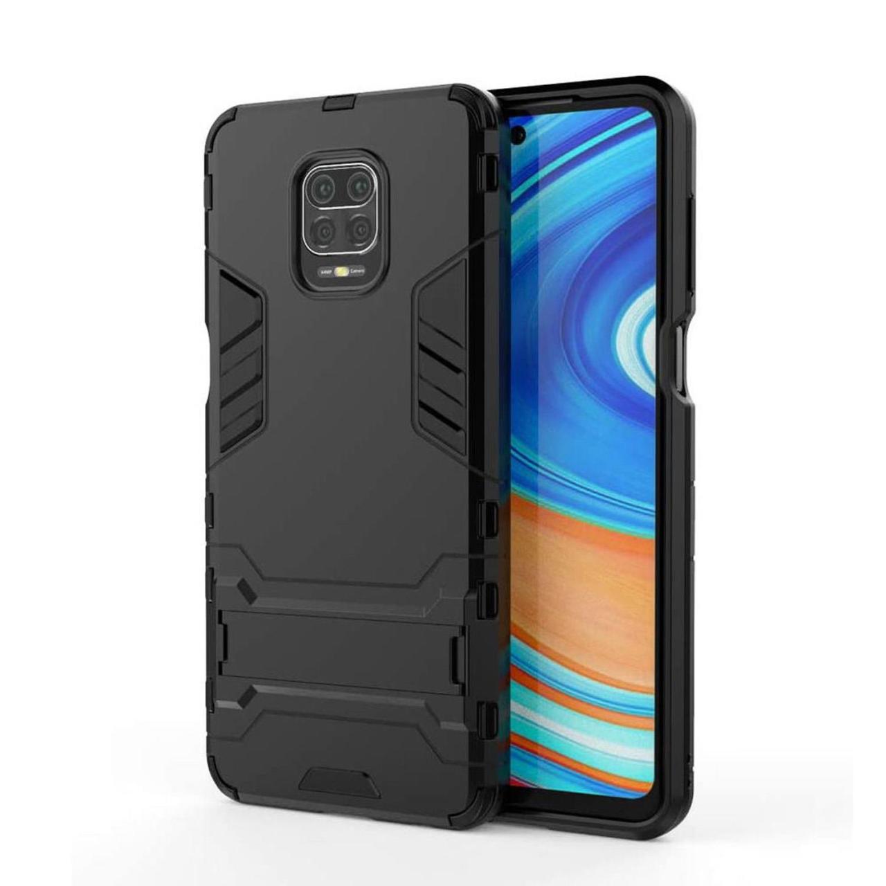 Microcase Xiaomi Redmi Note 10 Lite Alfa Seri Armor Standlı Kılıf