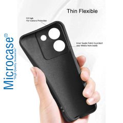 Microcase Vivo Y36 Elektrocase Serisi Silikon Kılıf - Siyah AL3340