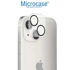 Microcase iPhone 13 mini 3D Kamera Camı Lens Koruyucu Glass Şeffaf Night DELUX version
