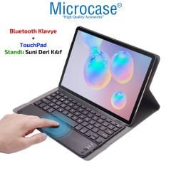 Microcase Samsung Galaxy Tab S6 10.6 inç T860 T867 Bluetooth Klavye + Touchpad Standlı Kılıf - BKK2