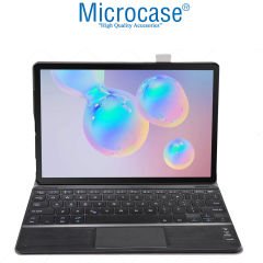 Microcase Samsung Galaxy Tab S6 10.6 inç T860 T867 Bluetooth Klavye + Touchpad Standlı Kılıf - BKK2