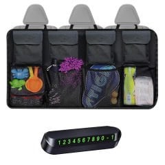 Microcase Araç Bagaj Düzenleyici 8 Cepli Organizer + Ön Arka Panel Numaratör AL4532