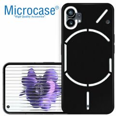 Microcase Nothing Phone 1 Elektrocase Serisi Silikon Kılıf - Siyah AL3340