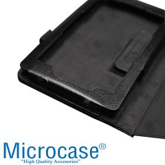Lenovo TAB 4 10 Plus Standl Deri Kılıf Book Case Siyah