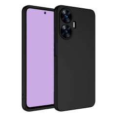 Microcase Realme C55 Elektrocase Serisi Silikon Kılıf - Siyah AL3340