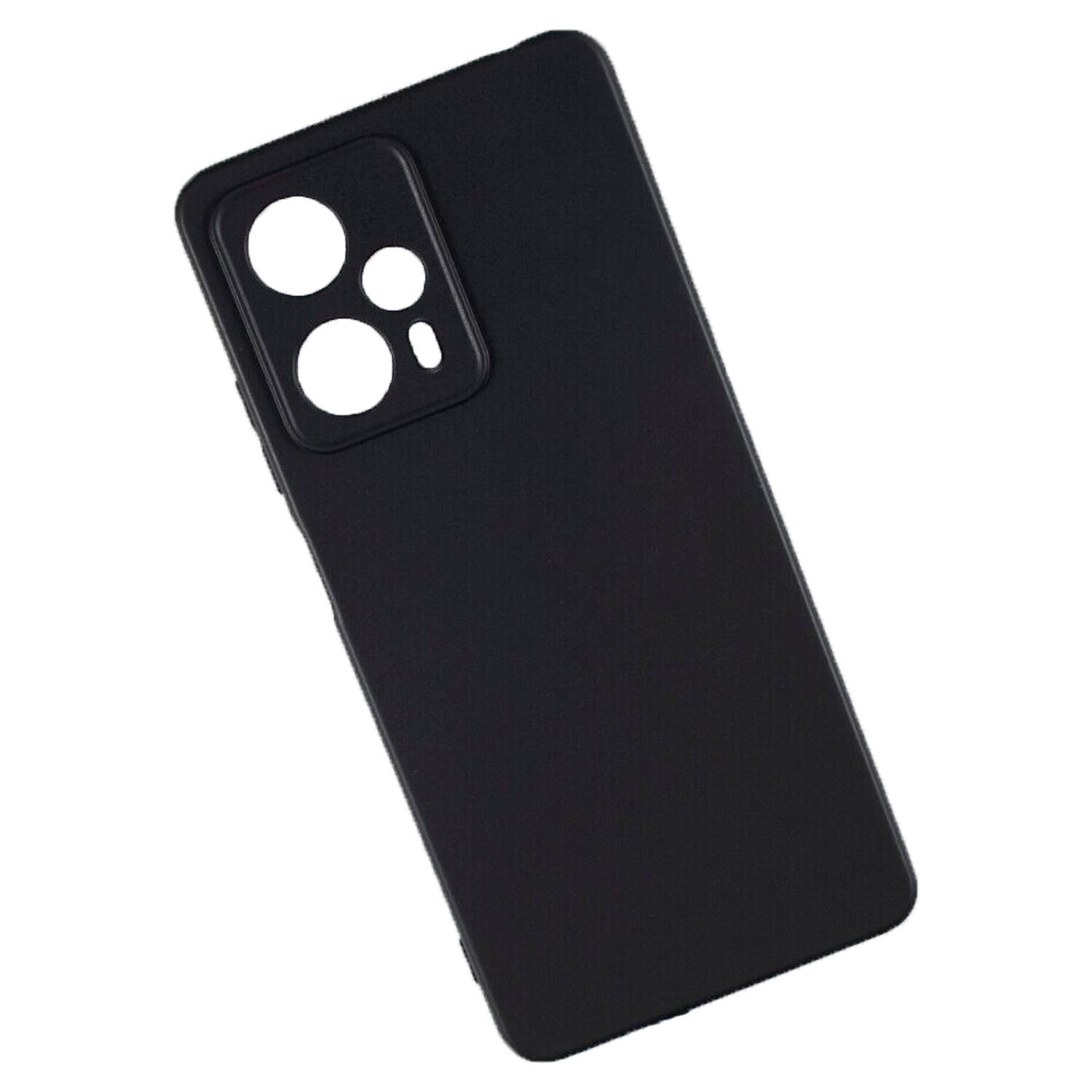 Microcase Xiaomi Redmi Note 12T Pro / Note 11T Pro Elektrocase Serisi Silikon Kılıf - Siyah AL3340